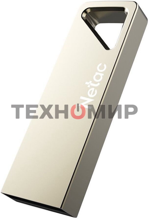 Флешка USB Netac U326 (NT03U326N-032G-20PN), 32Gb, USB 2.0, R/W 50/15, серебристый