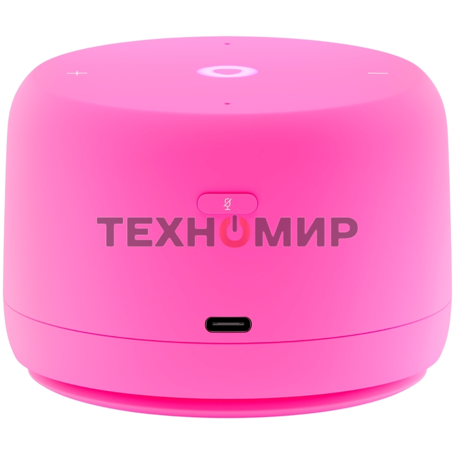 Умная колонка Yandex Станция Лайт 2 Алиса розовый 6W 1.0 BT/Wi-Fi 10м