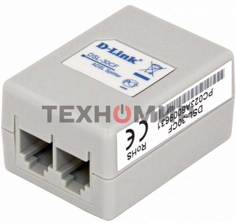 Сплиттер xDSL D-Link DSL-30CF/RS RJ-11 ADSL Annex A