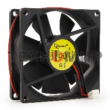 Вентилятор для корпуса Gembird FANPS черный, 80 мм, 2600 об/мин, 27 дБ, 2 pin