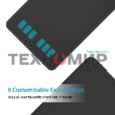 Графический планшет Huion Inspiroy H640P, 8192 уровней, Micro-USB