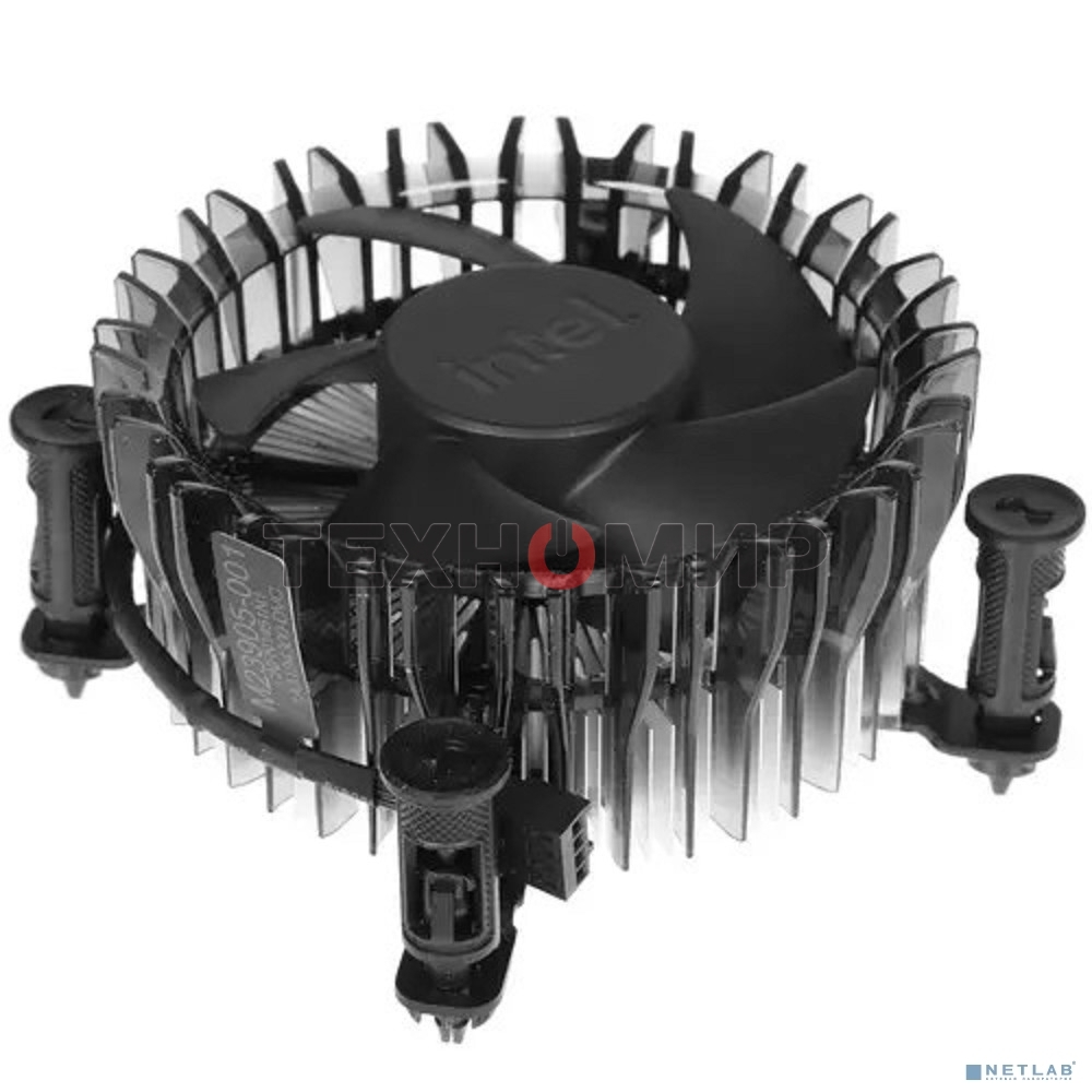 Кулер Intel ORIGINAL Laminar RS1 M23905 черный 90мм алюминий 3150rpm 36db 4-pin 47мм