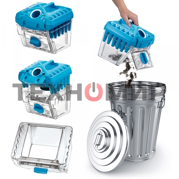 Пылесос Thomas DryBOX+AquaBOX Parkett белый/синий, 325/1700Вт, уборка сухая, пылесборник контейнер 2.6 л