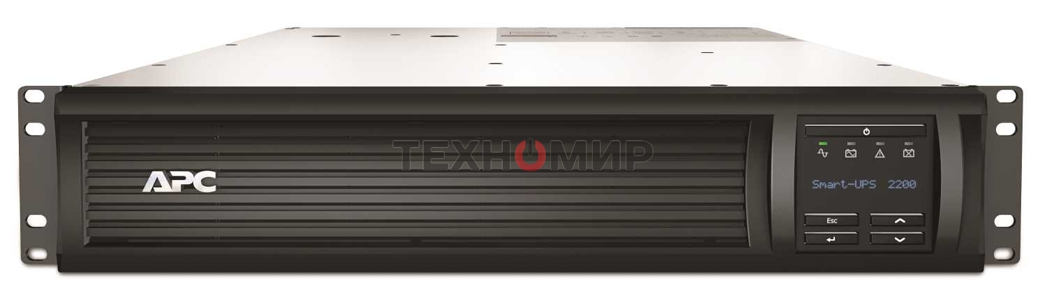 Источник бесперебойного питания APC Smart-UPS SMT2200RMI2UNC 1980Вт 2200ВА черный