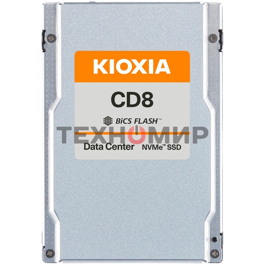 Накопитель SSD для сервера Kioxia (U.2 15MM, 6.4Tb, PCIe Gen4 1x4, BiCS FLASH TLC, CD8-V SIE*). (SSTKCD8XVUG6T40)