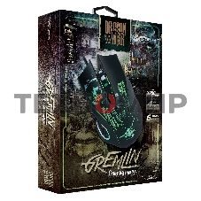 Мышь проводная Qumo Gremlin M37 черный, 3200 dpi, USB, кнопки - 6