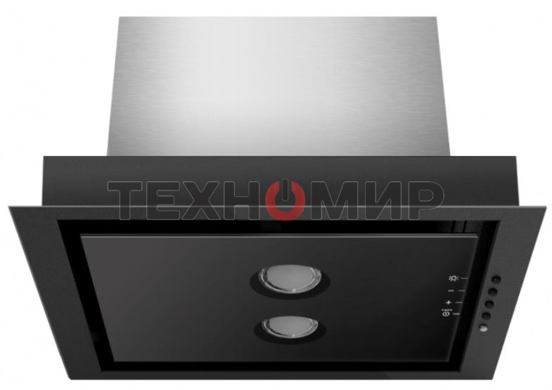 Вытяжка встраиваемая Gefest ВО 4603 К23 черный, 52 см, 800 куб. м/ч, 78 дБ