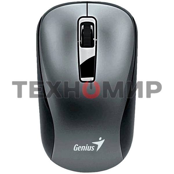 Мышь беспроводная Genius NX-7010 серый, 1200 dpi, радиоканал, USB, кнопки - 3