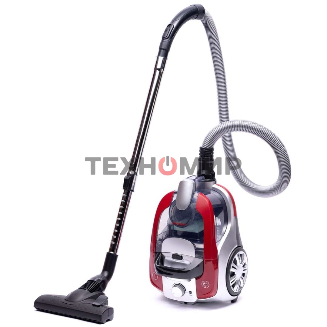 Пылесос Sharp ECNB16RR красный, 320/1600 Вт, уборка сухая, пылесборник контейнер 1 л