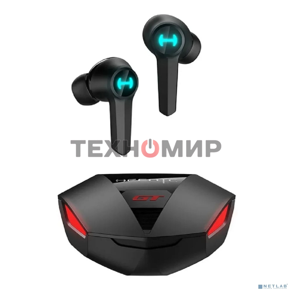 Наушники с микрофоном Edifier GT4 черный вкладыши BT в ушной раковине