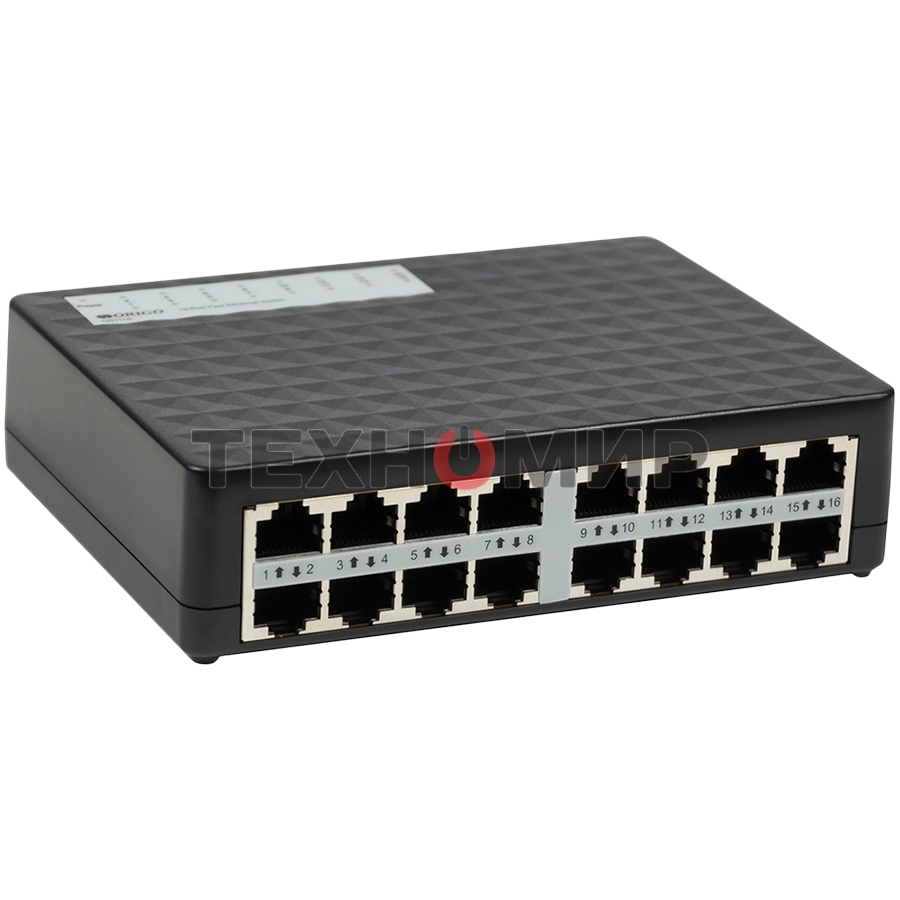 Коммутатор неуправляемый 16-портовый ORIGO OS1116/A1A 10/100 Мбит/с