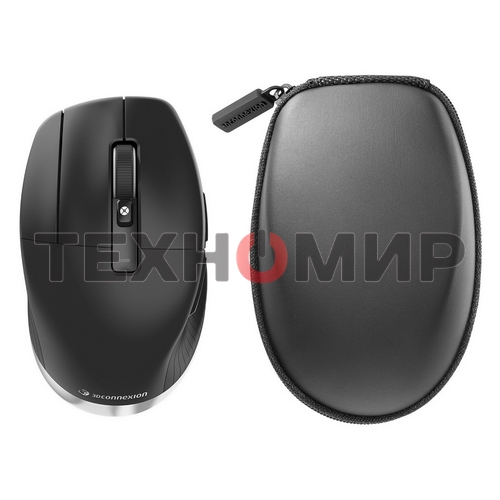 Мышь беспроводная/проводная 3Dconnexion CadMouse Pro Wireless Left (3DX-700079) черный, 7200 dpi, радиоканал, Bluetooth, USB Type-C, кнопки - 7