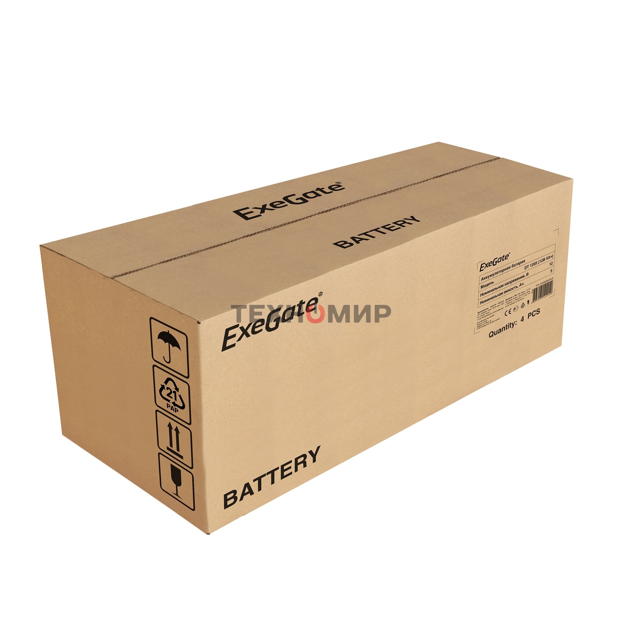 Батарея для ИБП ExeGate DT 1205 (12V 5Ah, клеммы F1)