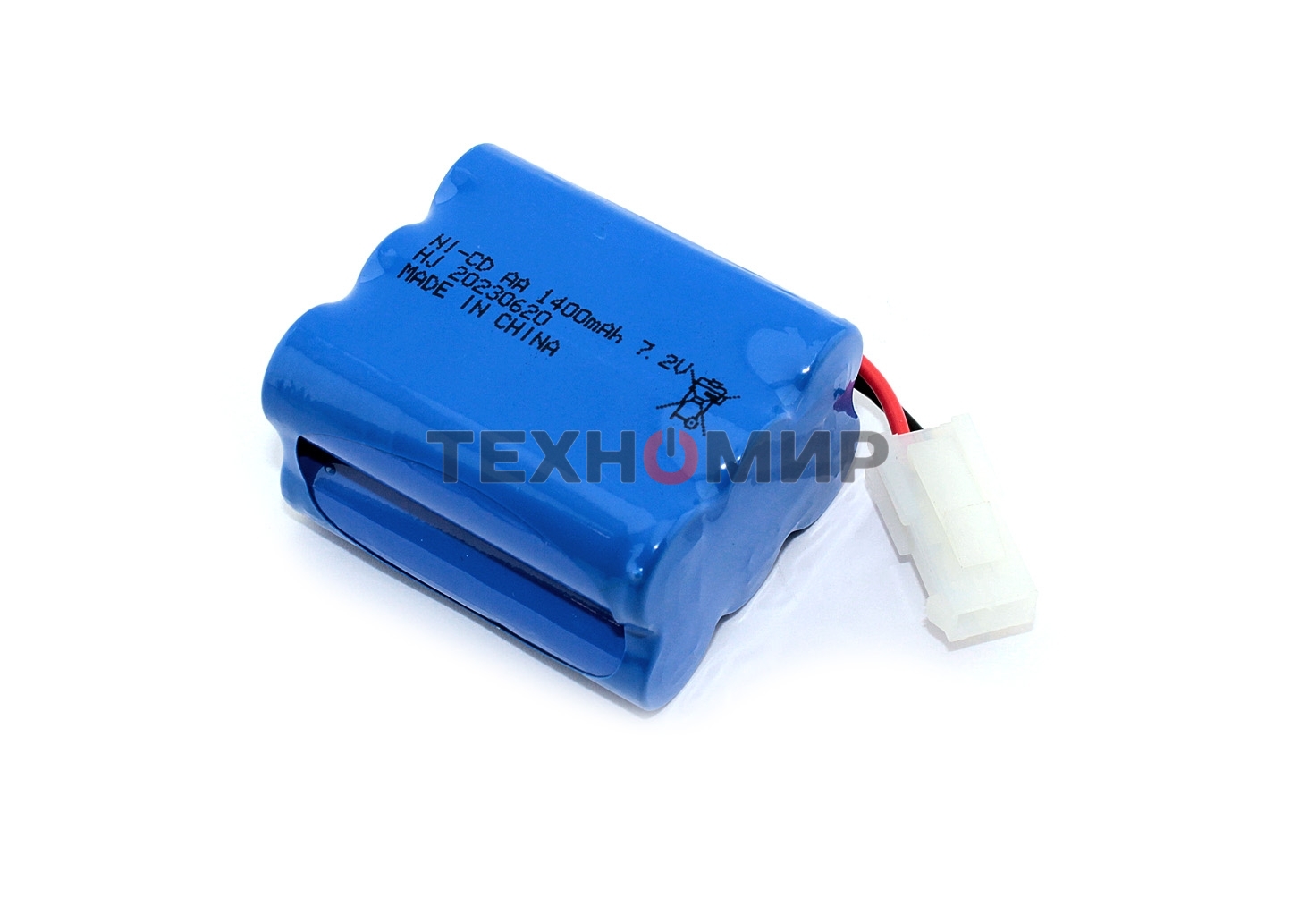 Аккумулятор Ni-Cd 7.2V 1400 mAh AA Row разъем 5559