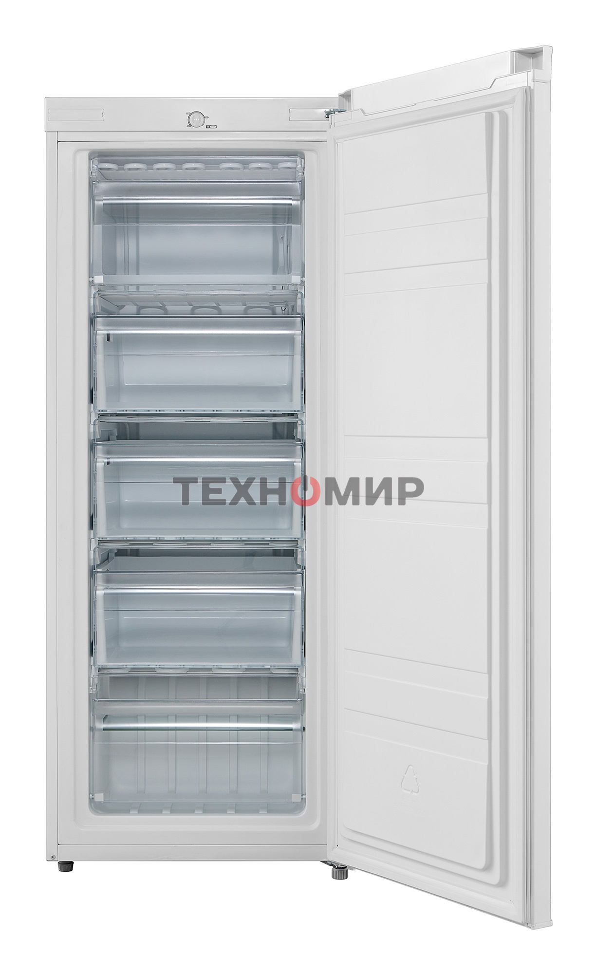 Морозильная камера Hyundai CU2005, белый, 157л, 5 ящиков