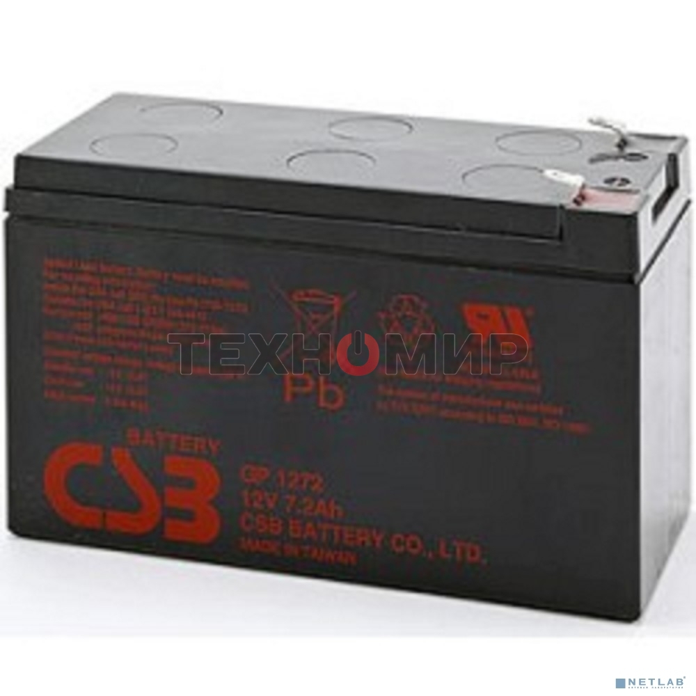 Батарея CSB GP 1272 12V 7.2Ah F2 28W