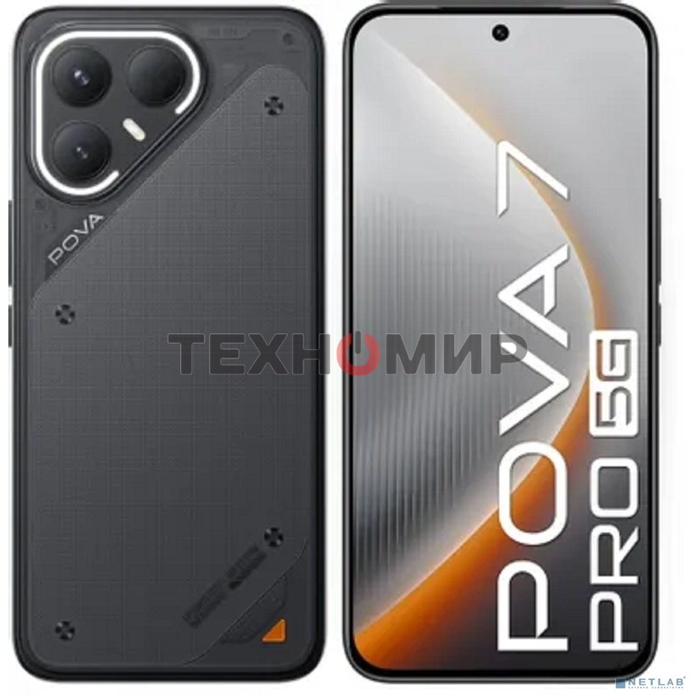 Смартфон Tecno Pova 7 Pro 5G 12/256Gb, черный