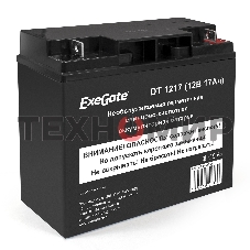 Батарея для ИБП ExeGate DT 1217 (12V 17Ah, клеммы F3 (болт М5 с гайкой))