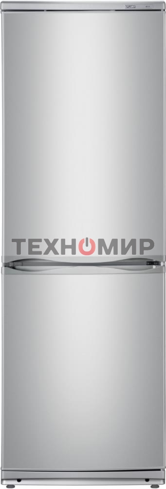 Холодильник Atlant XM-4012-080 серебристый двухкамерный 201/101л морозилка снизу