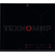 Индукционная варочная панель Electrolux EIS67453, : черный, индивидуальный слайдер для каждой зоны нагрева, 3-хступенчатая индикация остаточного тепла,акустический сигнал (вкл/выкл), Функция 