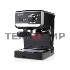Кофеварка рожковая Vitek VT-1502 черный, исп. кофе - молотый, 1.5 л, 1050 Вт, 15 Бар.