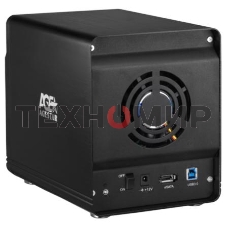 Внешний корпус для HDD AgeStar 3C4B3A1 SATA II алюминий черный LCD 3.5