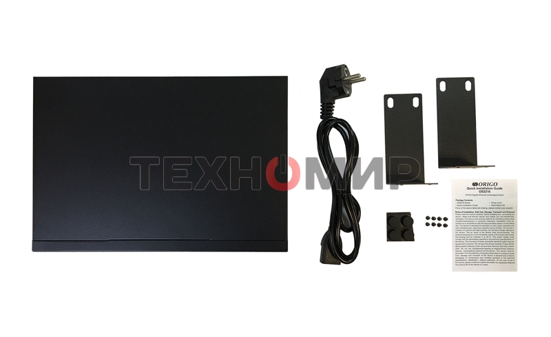 Коммутатор ORIGO Unmanaged Switch, 16x1000Base-T, 19 Rackmount Kit