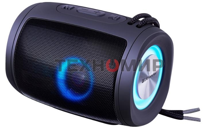 Портативная колонка Defender Enjoy S200 5Вт Light/BT/FM/USB/TF/1200мА·ч черный