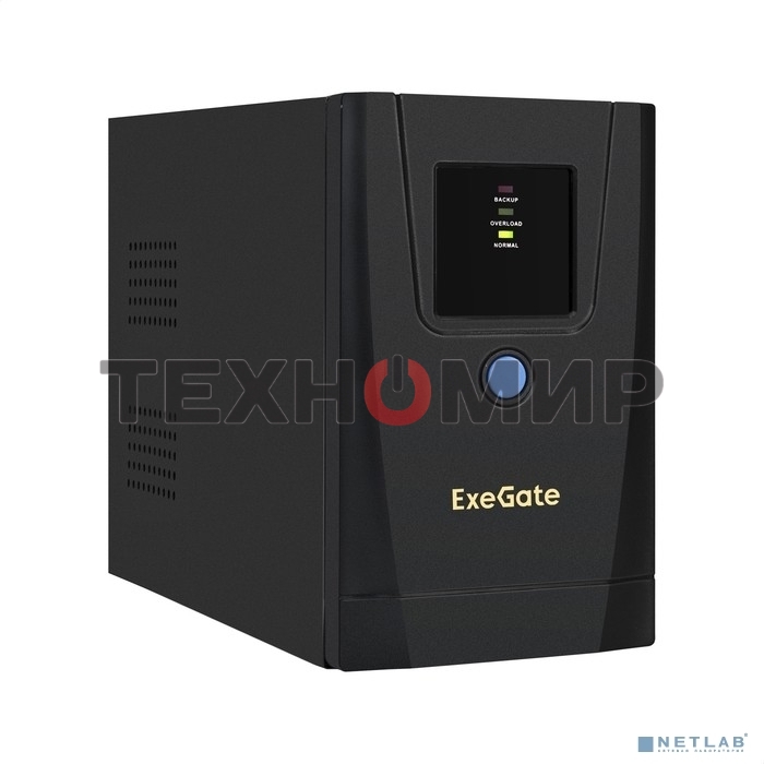 Источник бесперебойного питания ExeGate SpecialPro UNB-650.LED.AVR.1SH.2C13.RJ.USB