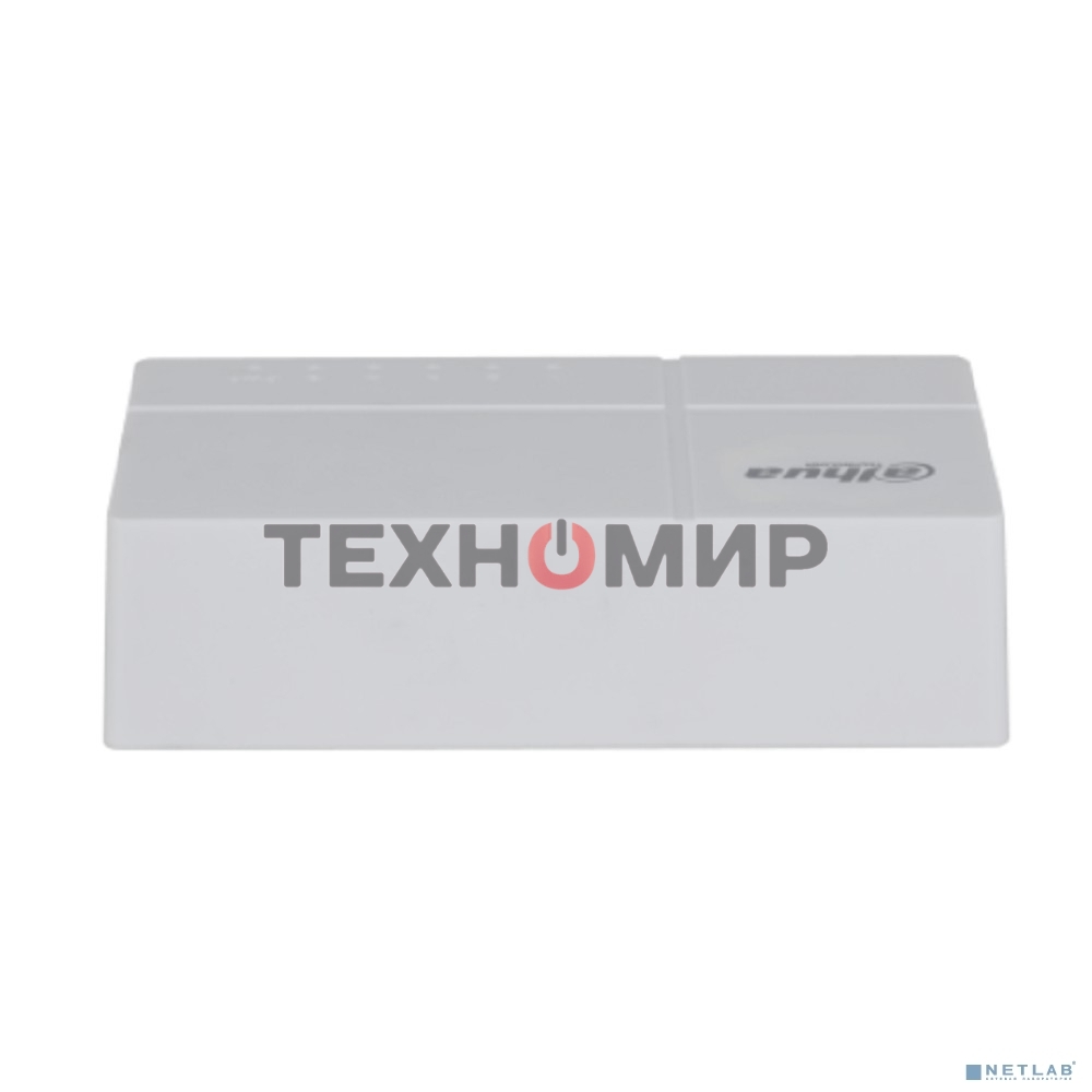 Коммутатор 5-в-1 Dahua DH-SF1005L/5 портов до 100 Мбит.с/коммутация до 1 Gbит.с/неуправляемый/Plug & Play/белый (DH-SF1005L)