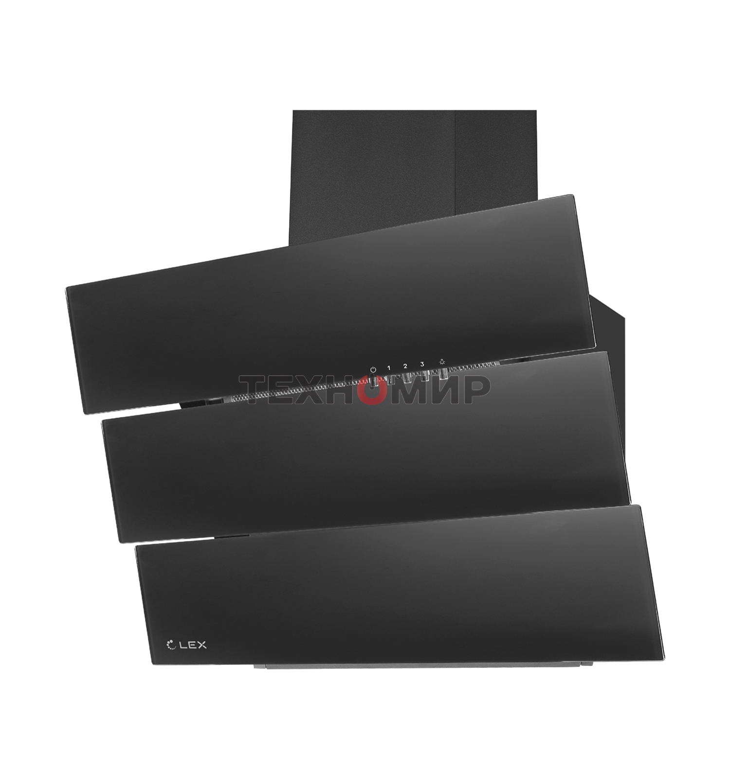 Вытяжка каминная LEX Rio G 600 черная, 59.5 см, 700 куб. м/ч, 44 дБ