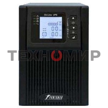 Источник бесперебойного питания PowerMan Online 2000VA черный (Online-Double conversion/LCD Display/USB/Software/RJ11/45,RS-232)