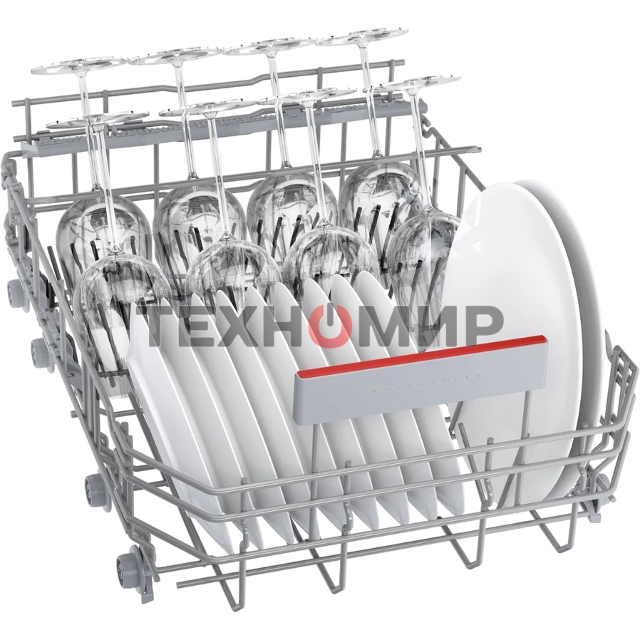 Встраиваемая посудомоечная машина Bosch SPV6EMX65Q, серебристый, 44.8 см, 10 компл., 45 дБ, класс A+