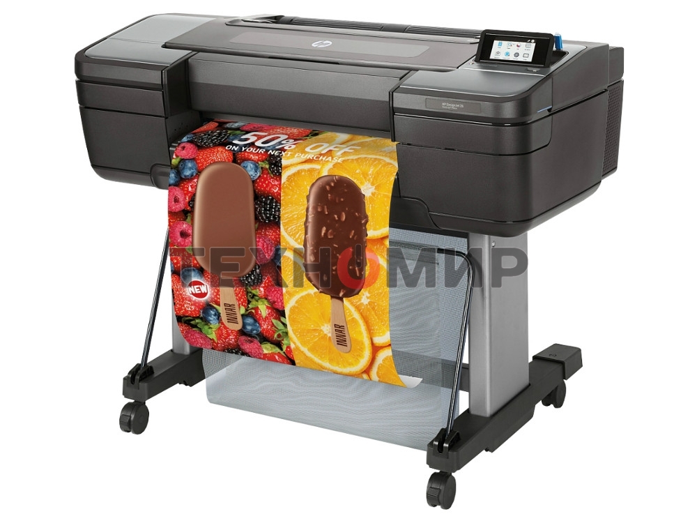 Плоттер струйный HP DesignJet Z6 Postscript (T8W15A), A1, цветной, 24