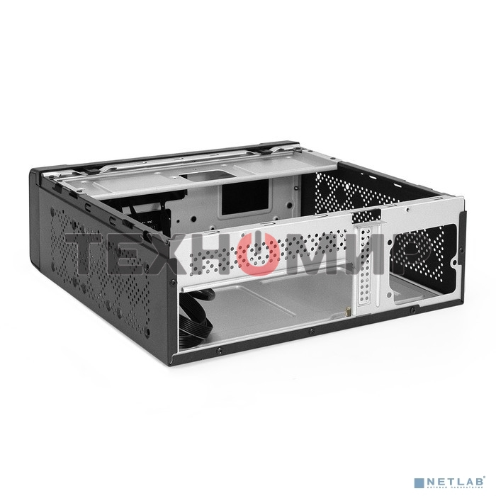 Компьютерный корпус Desktop ExeGate FL-102-TPS400 (mini-ITX, БП TPS400 с вент. 8см, 2*USB + 1*USB 3.0, аудио, черный)