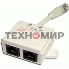 Y-адаптер, 1 телефонный и 1 компьютерный порт