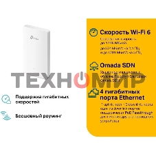 Точка доступа TP-Link EAP615-Wall AX1800 10/100/1000BASE-TX