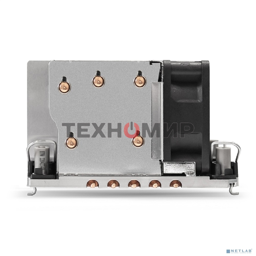 Кулер для процессора ExeGate ESNK-P0078AP4.PWM.2U.4189.Cu серебристый, 60 мм, алюминий/медь, 8000 об/мин, 54.3 дБ, 4 pin, 300 Вт, 66.3 мм