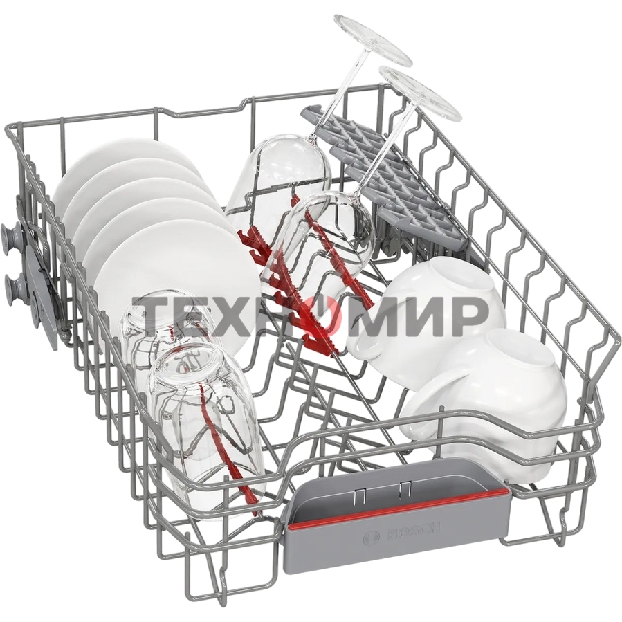 Встраиваемая посудомоечная машина Bosch SPV6EMX65Q, серебристый, 44.8 см, 10 компл., 45 дБ, класс A+