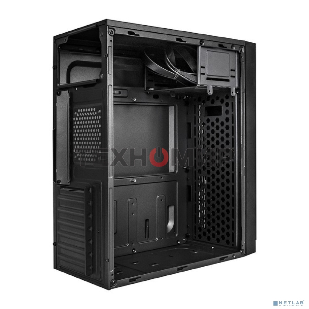 Компьютерный корпус Miditower ExeGate AA-442U2 (ATX, без БП, 1хUSB+2хUSB 3.0, аудио, черный)