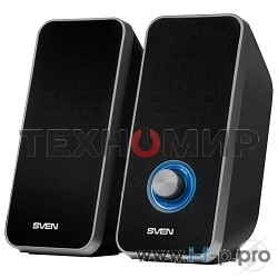 Акустическая система 2.0 SVEN 325, черный, USB, мощность 2x3 Вт(RMS) SVEN 325, черный, USB, акустическая система 2.0, мощность 2x3 Вт(RMS)