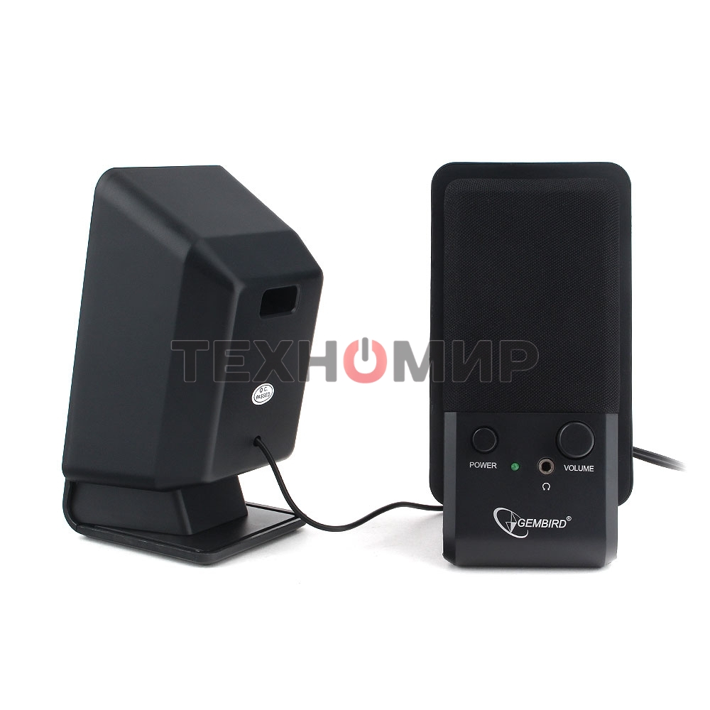 Акустическая система Gembird SPK-510, черный, 6 Вт, рег. громкости, разъем для наушников,USB-питание