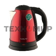 Чайник электрический Scarlett SC-EK21S76 2 л, 1800 Вт, красный (корпус: нержавеющая сталь)