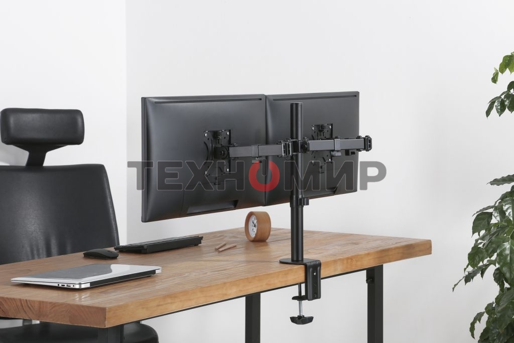 Кронштейн ONKRON D221E для двух мониторов 13