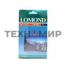 Фотобумага Lomond односторонняя матовая, 180г/м2,A6 (10X15)/50л. для струйной печати