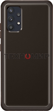 Чехол (клип-кейс) Samsung для Samsung Galaxy A32 Soft Clear Cover черный (EF-QA325TBEGRU)