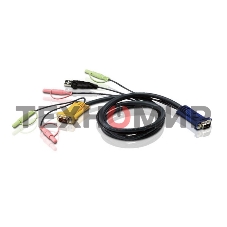 Кабель ATEN CABLE HD15M/USBM/SP/SP-SPHD15M; 1.8M
