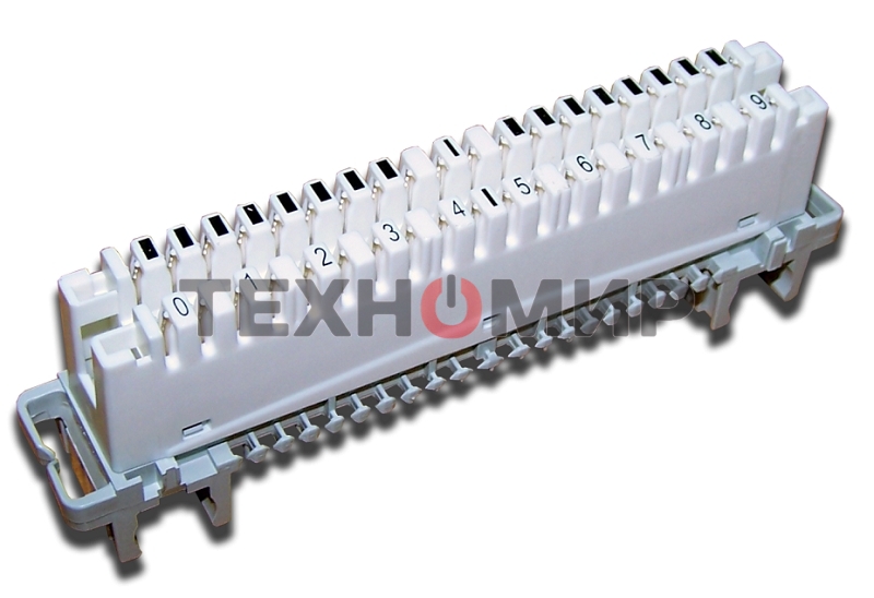 Плинт размыкаемый LSA Profil, Eco, 10 пар, маркировка от 0 до 9