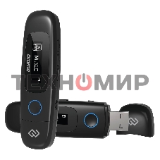 Плеер Flash Digma U4 8Gb черный/0.91