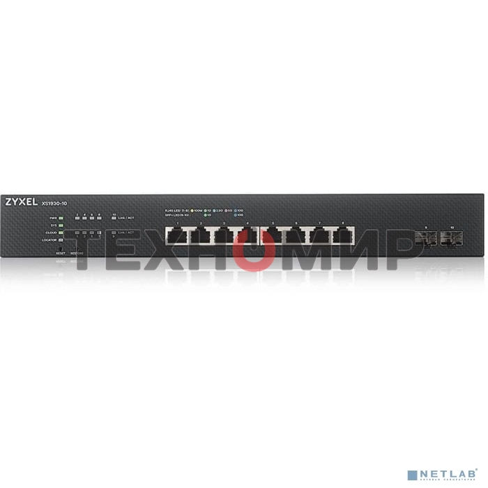 Коммутатор Zyxel NebulaFlex XS1930-10-ZZ0101F 2SFP+ управляемый
